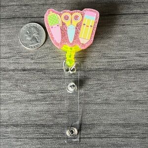 Teacher badge reel